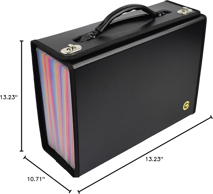 CNK Accordion File Folders with 36 Pockets Organizer for Document Paper Storage Folder Documents Expanding Binder Folio Pocket Receipt Filing Expandable Files Dividers Labels Letter Durable Handle - Image 9