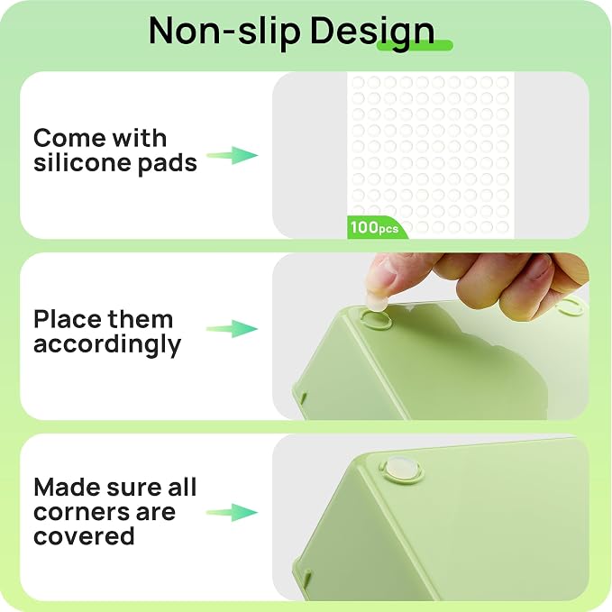 Vtopmart 25 Pack Plastic Drawer Organizers with Non-slip Rubber Pads | 4-Size Versatile Makeup Organizer, Storage Containers Small Bins for Makeup, Jewelries, Bedroom, Kitchen Utensils and Office - Image 7