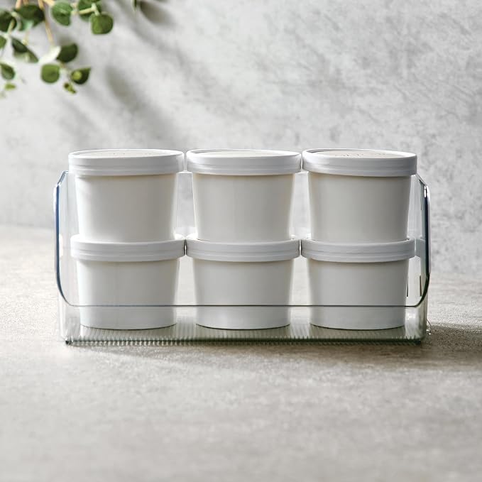 iDesign Stackable Open-Front Storage Bins, Set of 6, Clear | Kitchen and Pantry Organization - Image 8