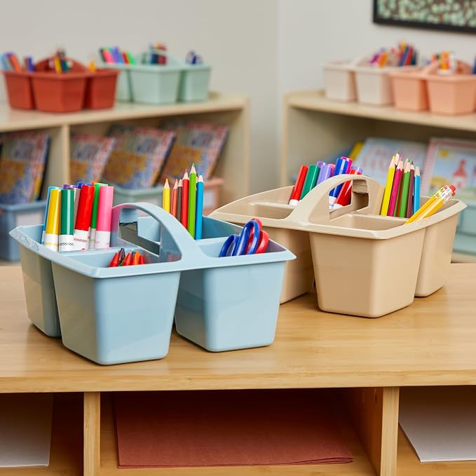 Really Good Stuff 4-Compartment Caddies, Boho, 6-Pack | Classroom Organization - Image 10