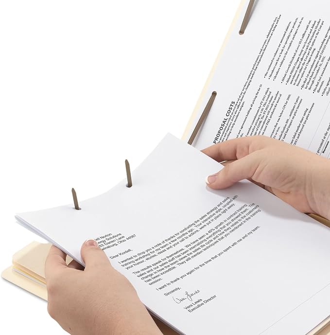 Smead Classification File Folder, 2 Dividers, 2" Expansion, 2/5-Cut Tab, Legal Size, Manila, 10 per Box (19000) - Image 3