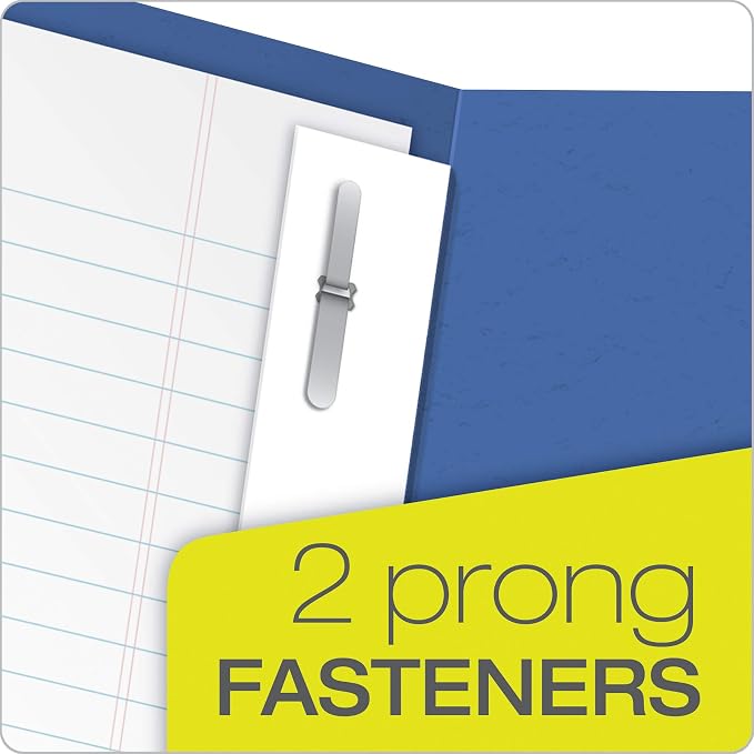 Oxford Twin Pocket Folders with Fasteners, Letter Size, Assorted Colors, 25 per Box (57715) (Pack of 2) - Image 2
