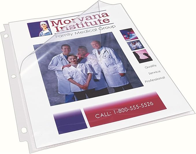Avery® Diamond Clear Super Heavyweight Sheet Protectors, Easy Load, 50 Document Protectors (74130) - Image 4