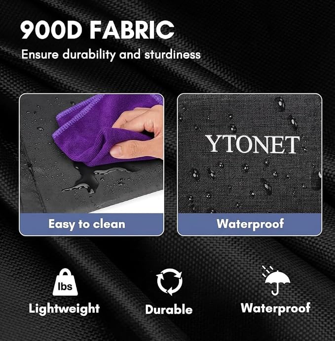 Ytonet Extra Large Cleaning Caddy for Cleaning Supplies, Housekeeping Tote | Wearable Cleaning Caddy Bag with Adjustable Shoulder Straps and Waist Strap, Professional Cleaning Bag for Housekeeper, Black - Image 5