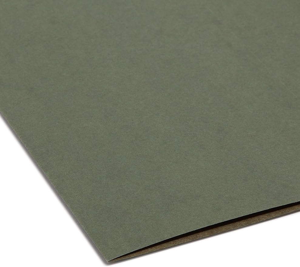 Smead Hanging File Folder, No Tabs, Letter Size, Standard Green, 25 per Box (64010) (Pack of 4) - Image 4