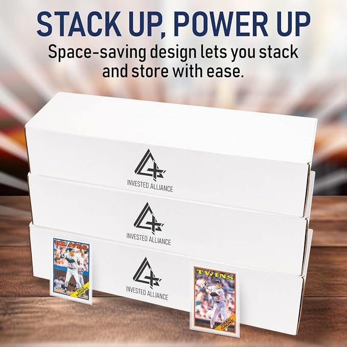 Premium Trading Card Box Storage For Sports, Baseball, Football, Basketball, MTG & TCG Collector | Baseball Card Storage Boxes & Organizer For Magic Sorter Bulk. Sports Holder For Collection. - Image 7