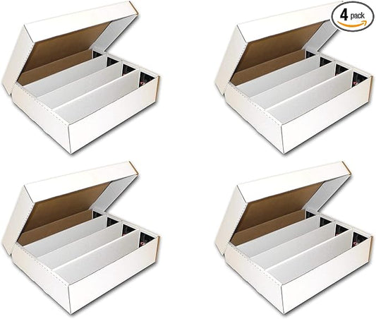 BCW Monster Box - 4ct Trading Card Storage Box | Holds 3200 Cards | Sports & TCG Card Organizer by BCW