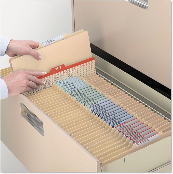 Smead Classification File Folder, 1 Divider, 2" Expansion, 2/5-Cut Tab, Legal Size, Manila, 10 per Box (18700) - Image 3