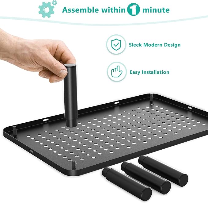 WALI Bundles-Monitor Stand Riser Height Adjustable and Computer Monitor Stand with Drawer - Image 5