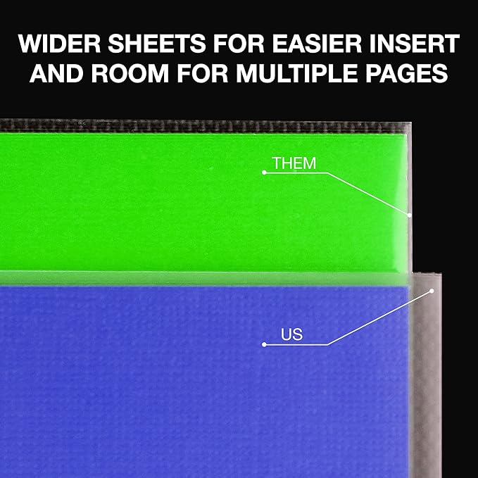 Samsill Ultra Clear Sheet Protectors, 250 Pack, 8.5x11 Inch Page Protectors for 3 Ring Binder, Premium Heavy Duty, Letter Size, Top Loading, Acid Free - Image 8