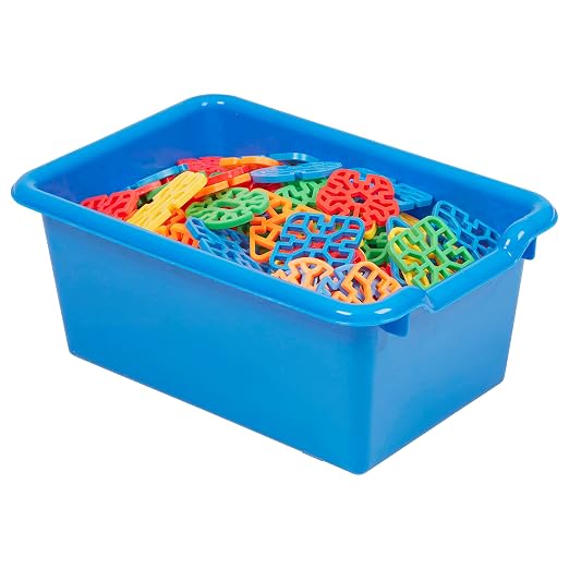 ECR4Kids Scoop Front Storage Bin, Multipurpose Organization, Assorted, 20-Piece - Image 12