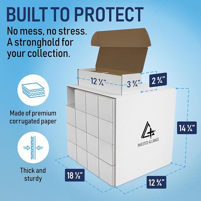 Premium Trading Card Box Storage For Sports, Baseball, Football, Basketball, MTG & TCG Collector | Baseball Card Storage Boxes & Organizer For Magic Sorter Bulk. Sports Holder For Collection. - Image 5