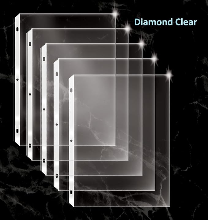 GOLD SEAL 200 Count Diamond Clear Extra Heavyweight Sheet Protectors, 4 mils Strong,8.5 x 11, Top Load, 200 Boxed Sheet Protectors - Image 2