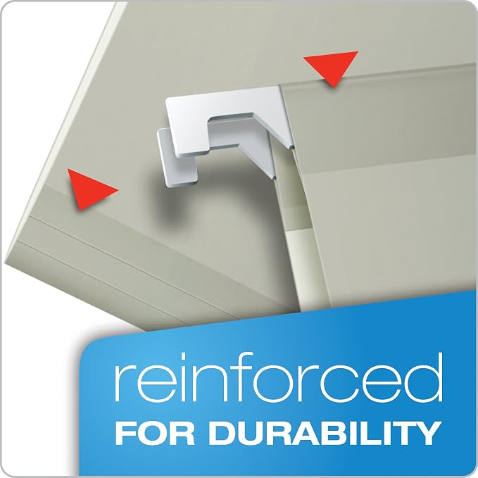 Pendaflex Recycled Hanging Folders,Gray, Legal (Pack of 10) - Image 2