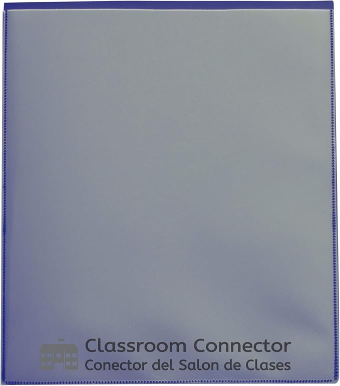 C-Line Classroom Connector School-to-Home Folders, Blue, 25 per Box (32005) - Image 2