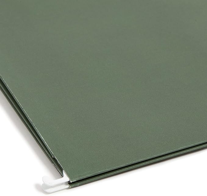 Smead Hanging File Pocket with Full-Height Gusset, 1-3/4" Expansion, Letter Size, Standard Green, 25 per Box (64218) - Image 5
