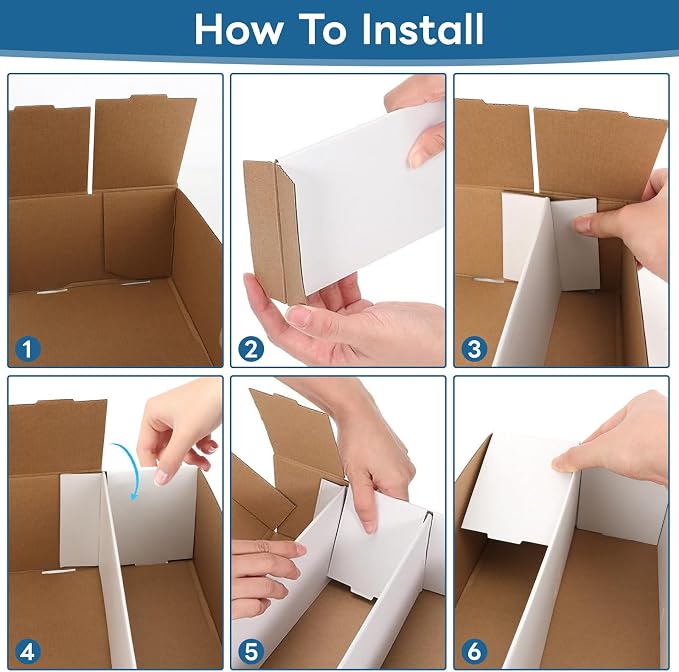 8 Pack Trading Card Storage Box, 2340 Count Card Storage Box White Sports Cards Organizer Box Trading Cards Box for Storing Protecting and Organizing Soccer Basketball Game Cards - Image 3
