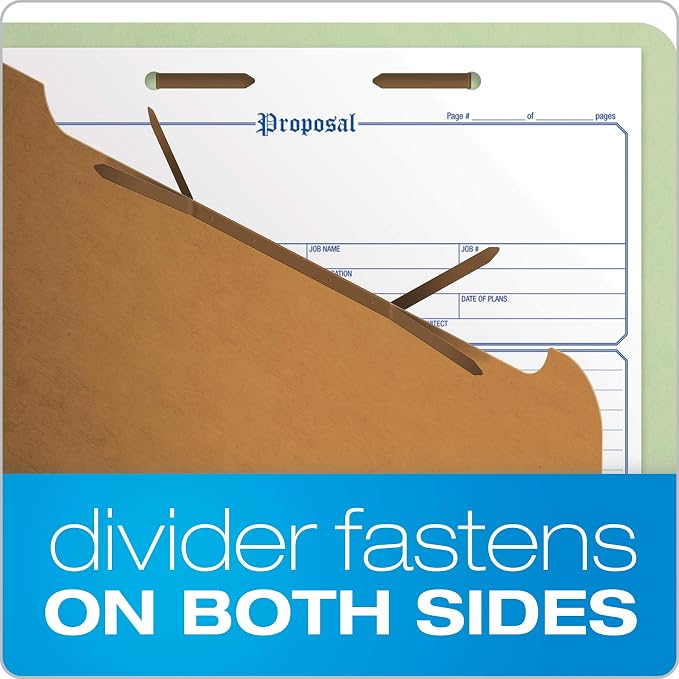 Pendaflex Classification Folders, Light Green (PFX23776R) - Image 4