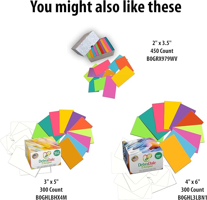 Mini Flash Cards 1000 Pack, Neon Study Cards for Active Recall, USA Made | Color-Coded Learning Cards for Vocabulary, Nursing School, Language Learning, Memory Retention & Exam Prep - Image 7