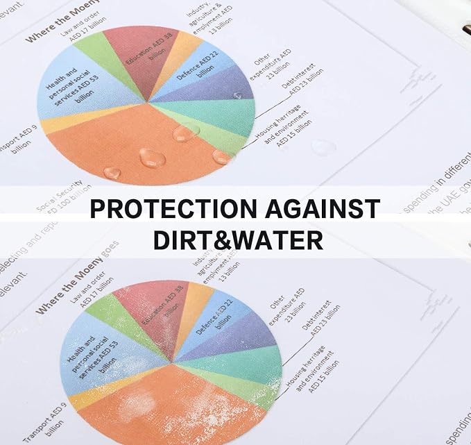 Sheet Protectors, PANDRI 600 Pack Clear Heavy Duty Plastic Page Protectors Sheet Reinforced 11-Hole Fit for 3 Ring Binder Fits Standard 8.5 x 11 Paper, 9.25 x 11.25 Top Loaded, Excluding Acid - Image 6