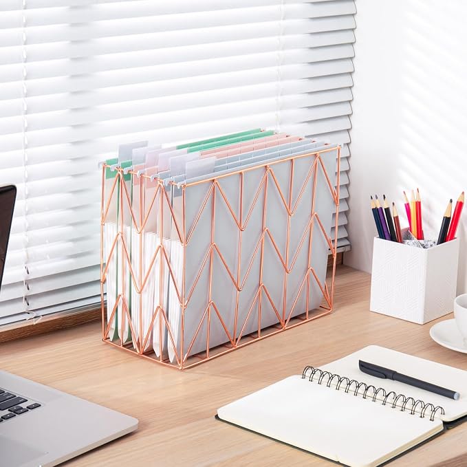 Y YOMA Letter Size - 6 Pack Extra Capacity Hanging File Folders Accordion Decorative Reinforced File Folder Cute Colored Expandable Folder for Office Home with 1/5-Cut Adjustable Tabs, Pastel Color - Image 7