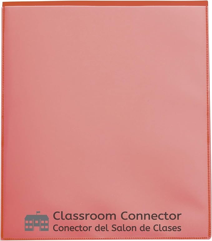 C-Line Classroom Connector School-to-Home Folders, Orange, 25 per Box (32002) - Image 2
