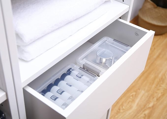 Citylife 10Packs 1.3Qt Small Storage Bins with Lids,Stackable Clear | Plastic Containers for Beads, Buttons, Sewing Supplies, Office Supplies and Small Toys - Image 8