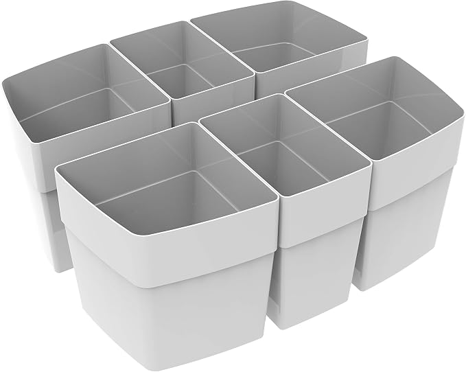 Storex Sorting Cups for Large Craft Caddy (Sold Separately), 36-Pack, Gray (00980A06C) - Image 2