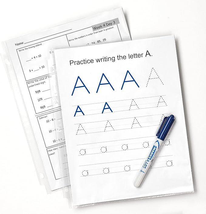 Avery Clear Standard Weight Sheet Protectors, Top Load, 10 Document Protectors (75540) - Image 4