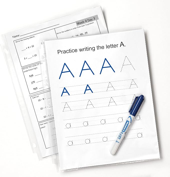 Avery Economy Weight Sheet Protectors, Acid Free, 8.5" x 11", 100 per Pack, 200 Clear Document Protectors Total (2-Pack of 75091) - Image 4