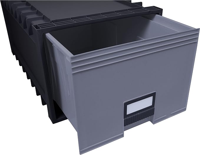 Storex, STX61106U01C, Archive Files Storage Box, 1 / Each, Black,Gray - Image 4