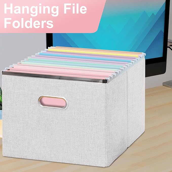Hanging File Folders, 70 Pack Letter Size Hanging File folders with 1/5-cut Tabs, Stay Organized for Your Home and Office Bulk File, Documents and Paper, Macaron 10 Colors - Image 5