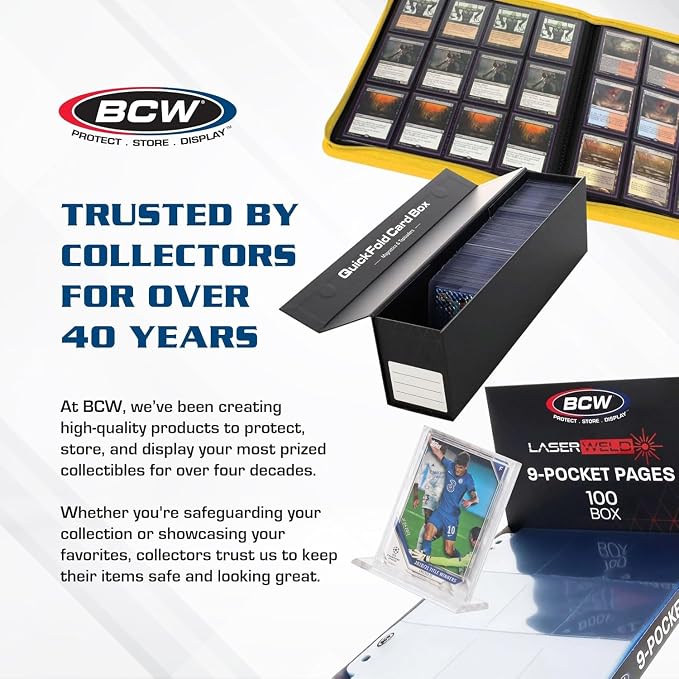 BCW 1600 Count Two Row Card House Storage Box with 6 Shoe Boxes | Holds 9600 Standard Trading Cards | Cardboard Storage House with Six 2 Row Card Storage Boxes - Image 8
