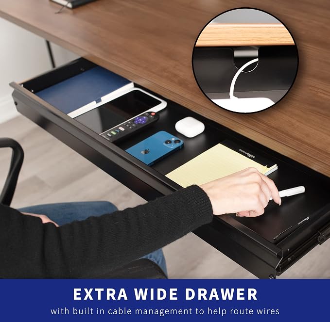 VIVO Large 33 inch Under Desk Slide Out Storage Drawer Organizer, Black, DESK-DR33-B - Image 4