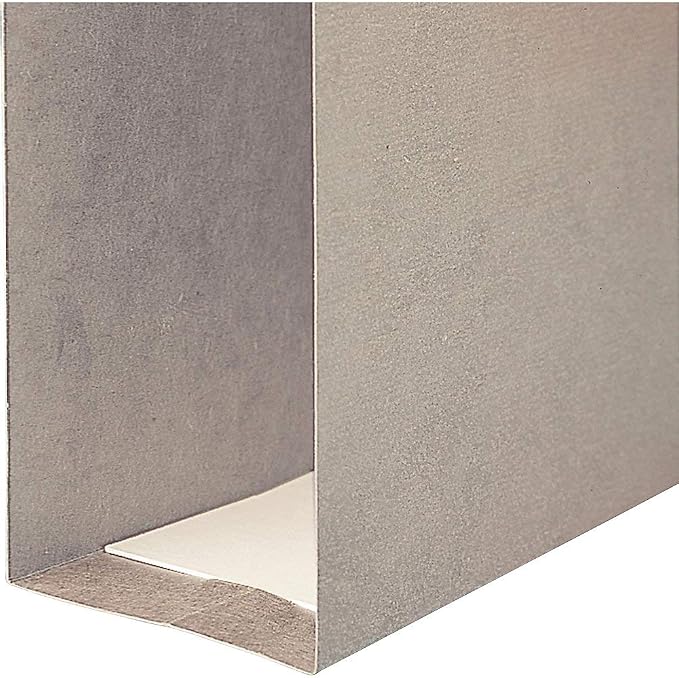 Smead TUFF Extra Capacity Box Bottom Hanging Folder, 1/3-Cut Easy Slide Tab, Steel Gray, 18 per Box (2" Expansion, Legal) - Image 4