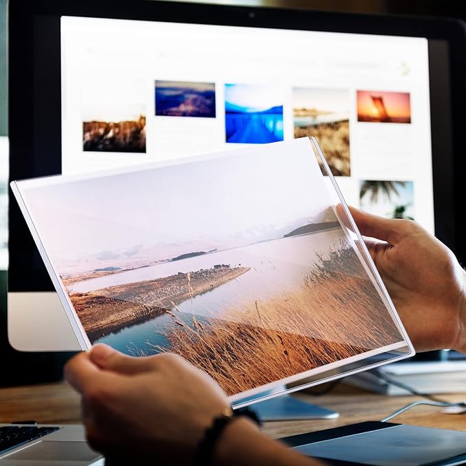 50 Pcs Rigid Print Protectors 8.5x11 25mil Clear Hard Sleeves - Image 6