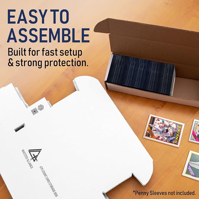 Premium Trading Card Box Storage For Sports, Baseball, Football, Basketball, MTG & TCG Collector | Baseball Card Storage Boxes & Organizer For Magic Sorter Bulk. Sports Holder For Collection. - Image 6