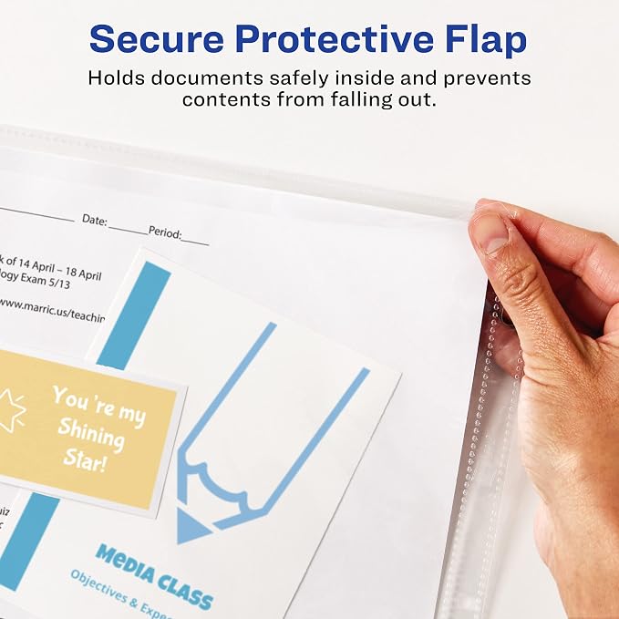 Avery Diamond Clear Top Sheet Protectors, Super Heavyweight Page Protectors for 3 Ring Binder, Clear Binder Sheet, 25 Count (86009) (Pack of 24) - Image 3