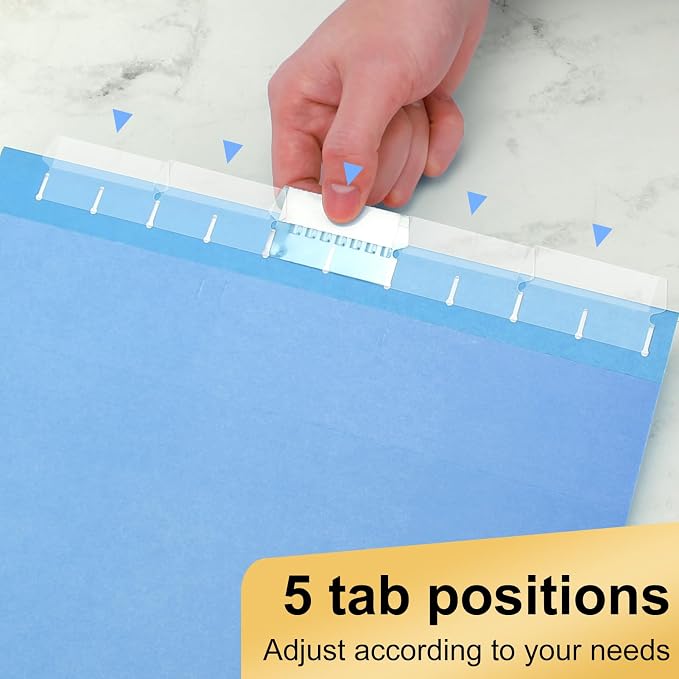 Hanging File Folders, 120 Pack Letter Size Hanging File folders with 1/5-cut Tabs, Stay Organized for Your Home and Office Bulk File, Documents and Paper, 10 Colors - Image 7