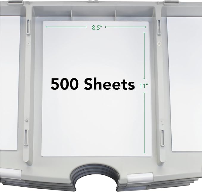 Storex 12-Compartment Literature Organizer/Document Sorter, Grey (61601U01C) | compartment Organizer - Image 5