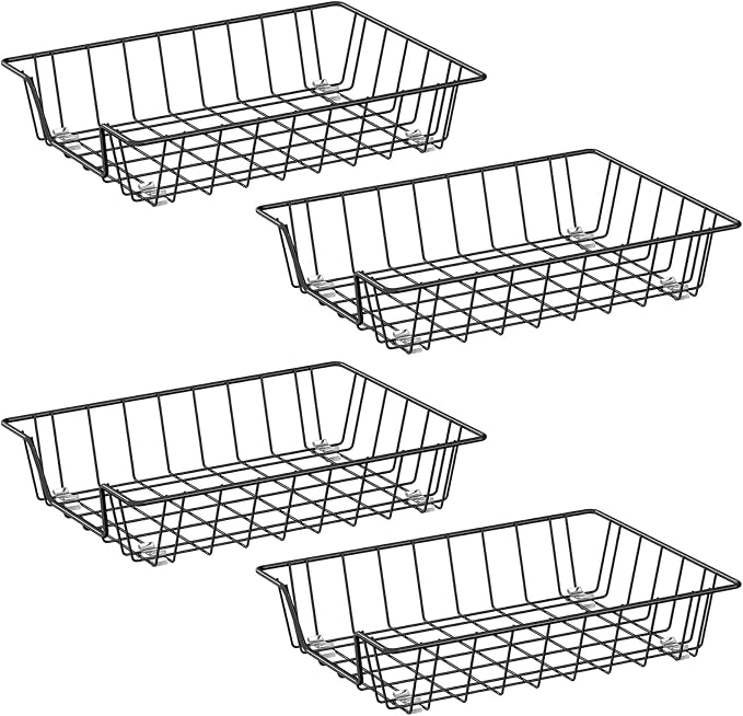 A4 Letter Magazine Desk File Storage Tray Organizer Bin (4) by Gawerk
