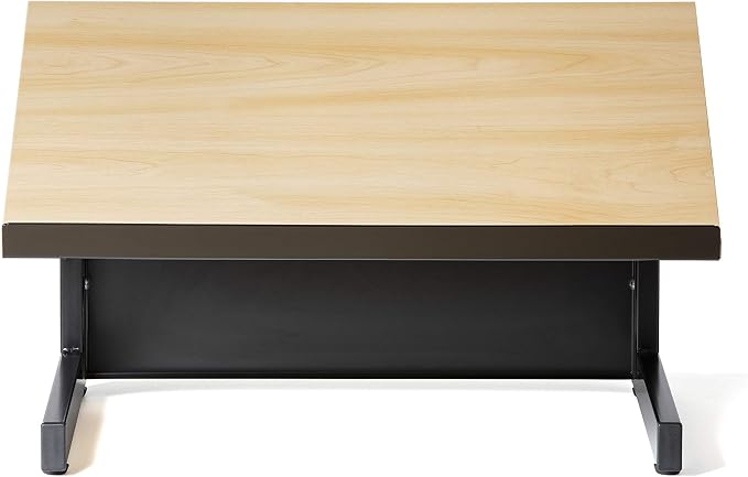 Audio Visual Direct Tabletop Lectern for Presentations, Black/Beech - Image 5