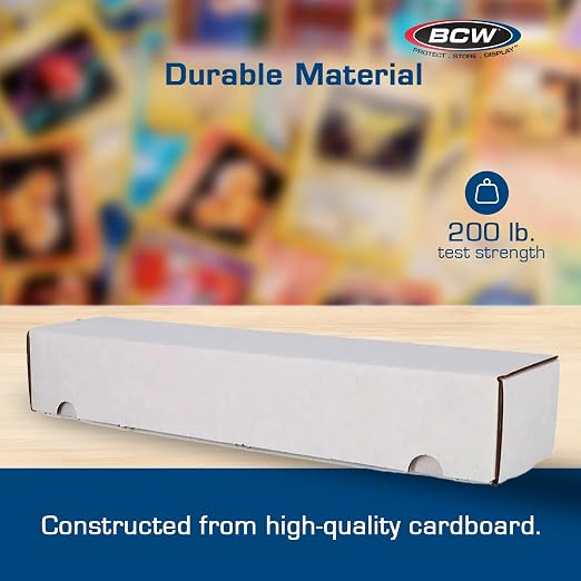 BCW 930-Count Trading Card Storage Box – 10 Pack | Cardboard Organizer for Sports Cards, TCG, and Collectible Cards | Durable, Stackable Storage with Easy Assembly - Image 4