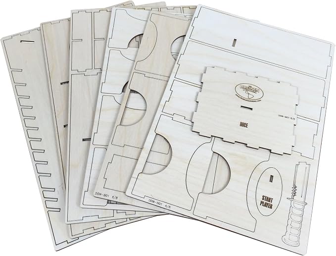 The Broken Token Board Game Organizer - Dead of Winter Compatible Wood Storage Box with Multiple Trays and Dividers - Image 2