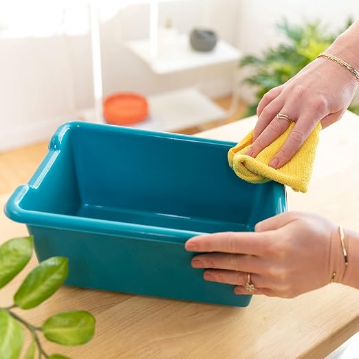 ECR4Kids Scoop Front Storage Bin, Multipurpose Organization, Contemporary, 5-Piece - Image 9