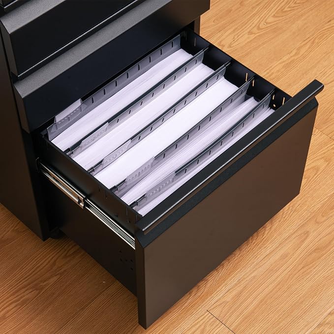 30 Plastic Large Capacity Hanging folders, Letter Size, with Labels | Expandable design creates extra capacity for bulky files while keeping documents organized and easy to access. - Image 6