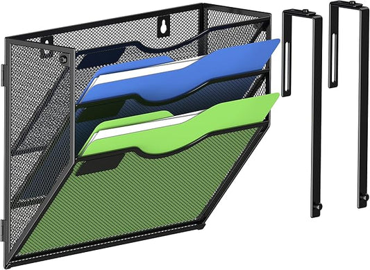 Kuntine.B Wall File Organizer Office Hanging Magazine Holder Wall File Organizer for Office Home by KuntineB