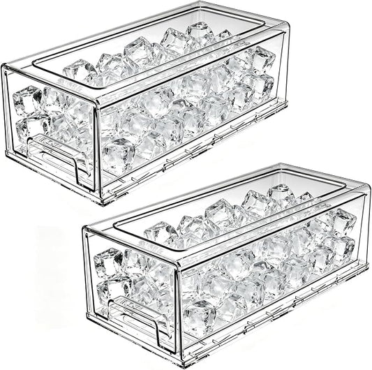 clear Drawer-Type Plastic Storage Box Bins Organizer，Family First Aid Kits Medicine cabinet Box Organizer,Closet ，Shelf，Ointments, Adhesive Bandages，Cosmetics,Office Items (clear, 2M) by Gaoaodeyu