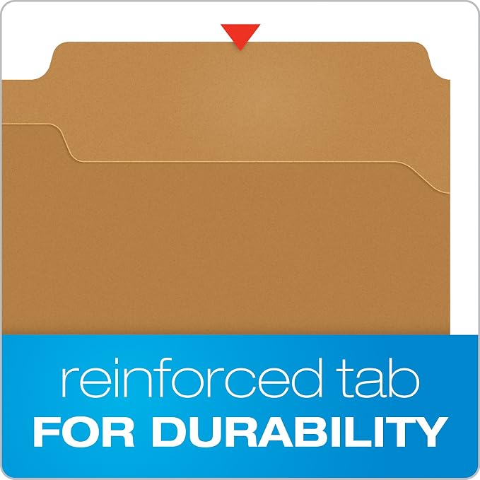 Pendaflex FK312 Pendaflex Kraft 2-Fastener Classification Folder with 1/3 Cut Tabs, 50/Box, Brown, Legal (Pack of 5) - Image 5