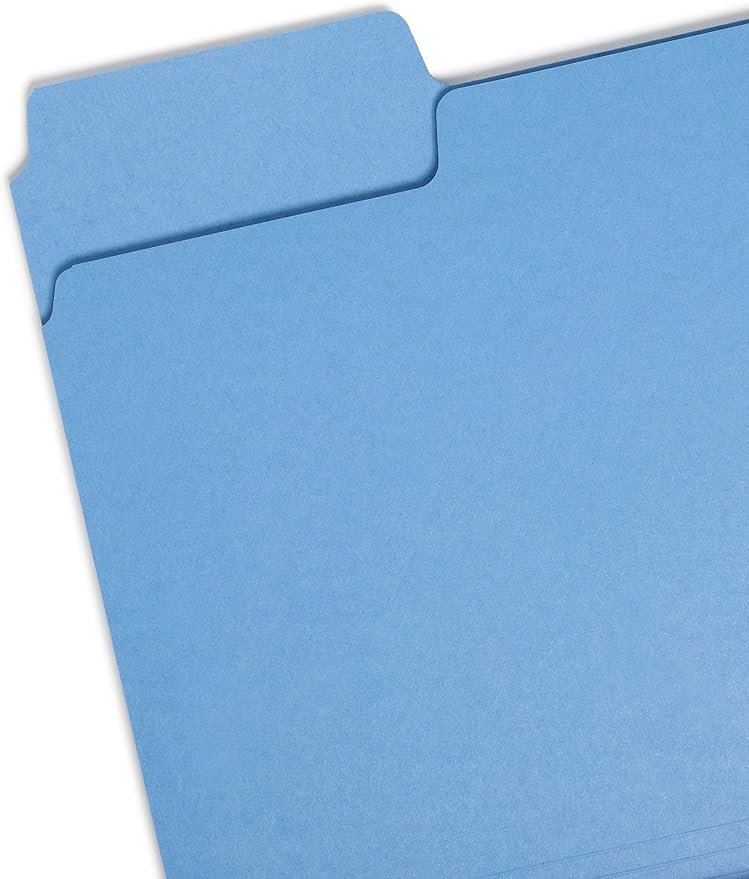 Smead SuperTab Heavyweight File Folder, Oversized 1/3-Cut Tab, Letter Size, Assorted Primary Colors, 50 per Box (10410) - Image 2